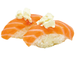 SUSHI SAUMON CHEESE X2
