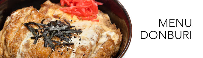 MENU DONBURI
