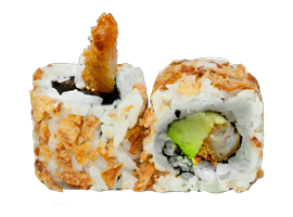 CROUSTI ROLL TEMPURA CREVETTE AVOCAT X6