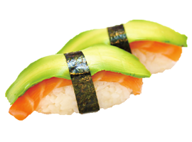 SUSHI SAUMON AVOCAT X2