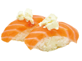 SUSHI SAUMON CHEESE X2