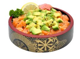 CHIRASHI TARTARE SAUMON AVOCAT