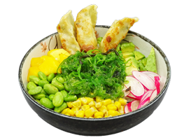 GYOZA POKE BOWL LEGUMES