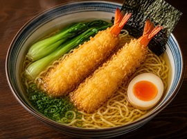 RAMEN AUX TEMPURA CREVETTES X2