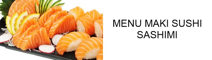 MENU MAKI SUSHI SASHIMI