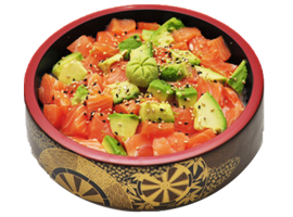 CHIRASHI TARTARE SAUMON AVOCAT
