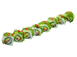 WAKAME ROLL SAUMON CONCOMBRE AVOCAT X8