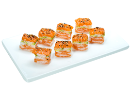 MILLE FEUILLES SAUMON AVOCAT X8