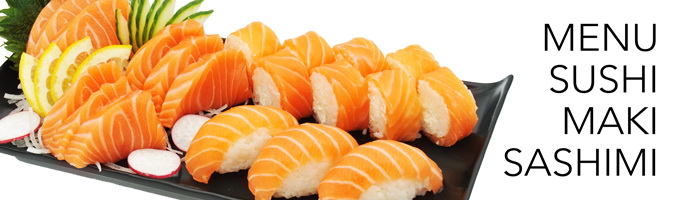 MENU SUSHI MAKI SASHIMI