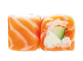 SAUMON ROLL CHEESE CONCOMBRE X6
