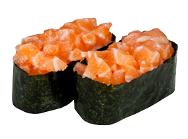 SUSHI TARTARE DE SAUMON X2
